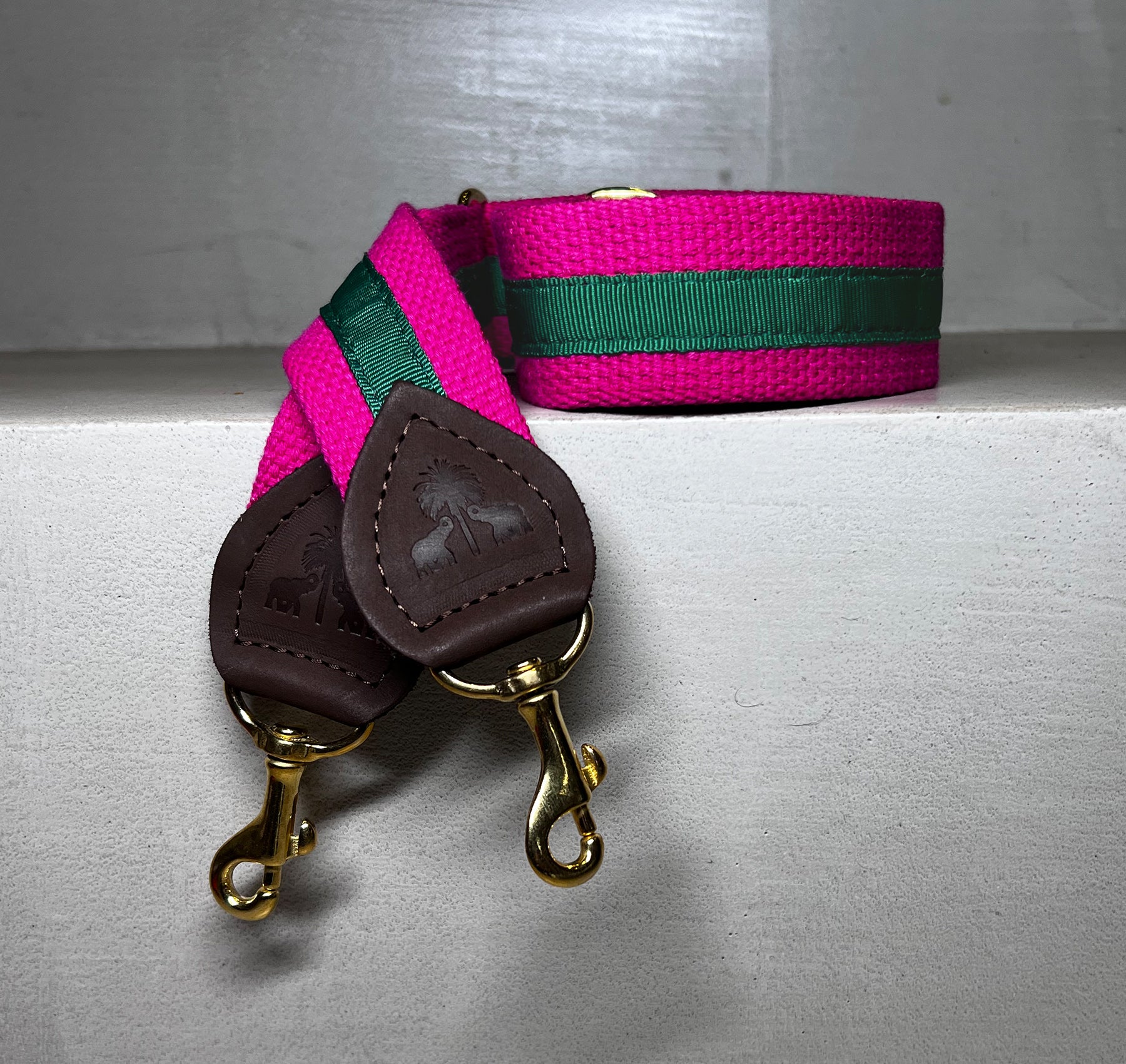 ELLABEE Trageriemen/Bagstrap/Schulterriemen Grün/Rot