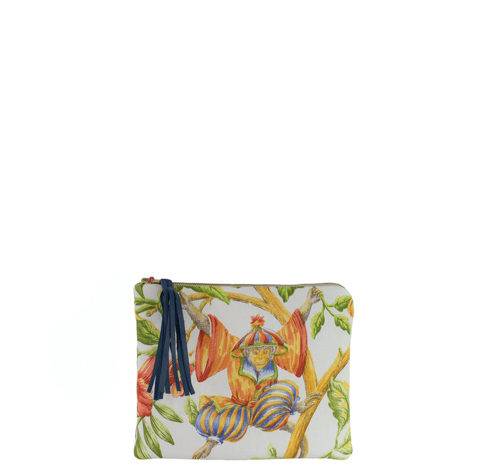 Clutch bag MONKEYS light