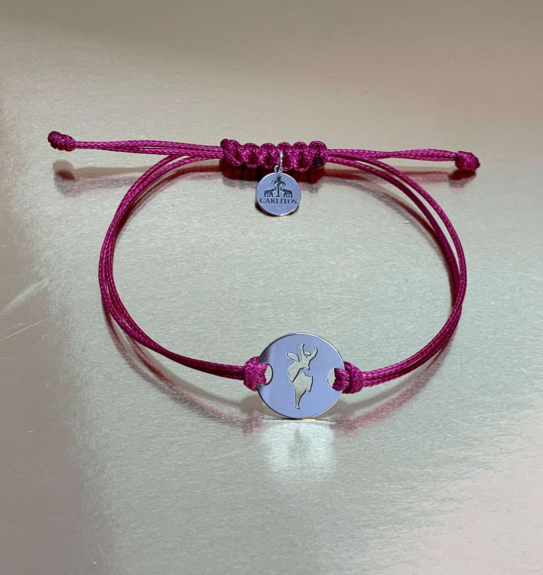 Armband HOF WATERKANT Silber & Pink