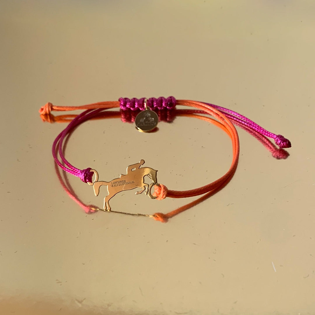 Armband LBO Gold & Pink-Orange