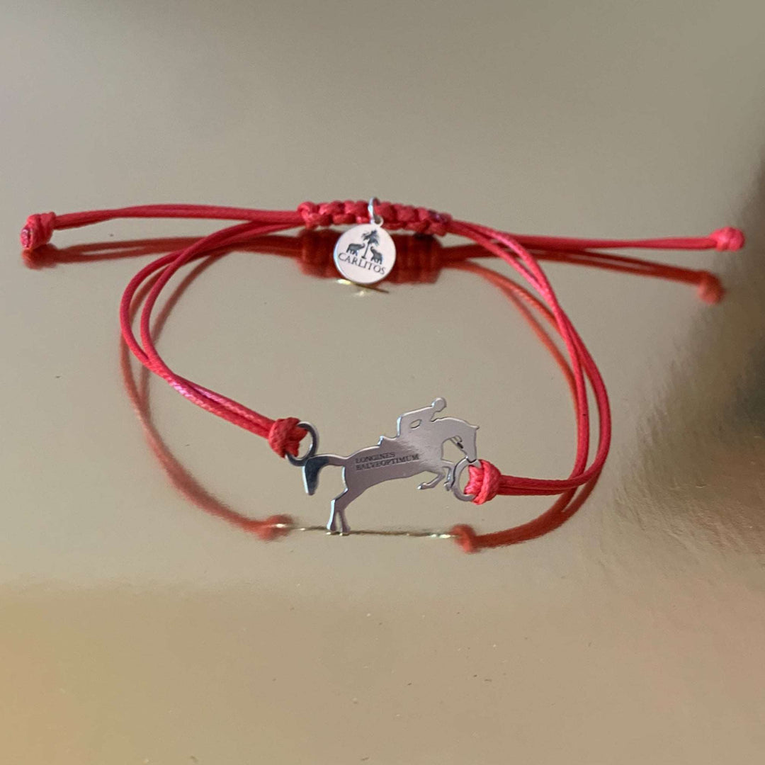 Armband LBO Silber & Rot