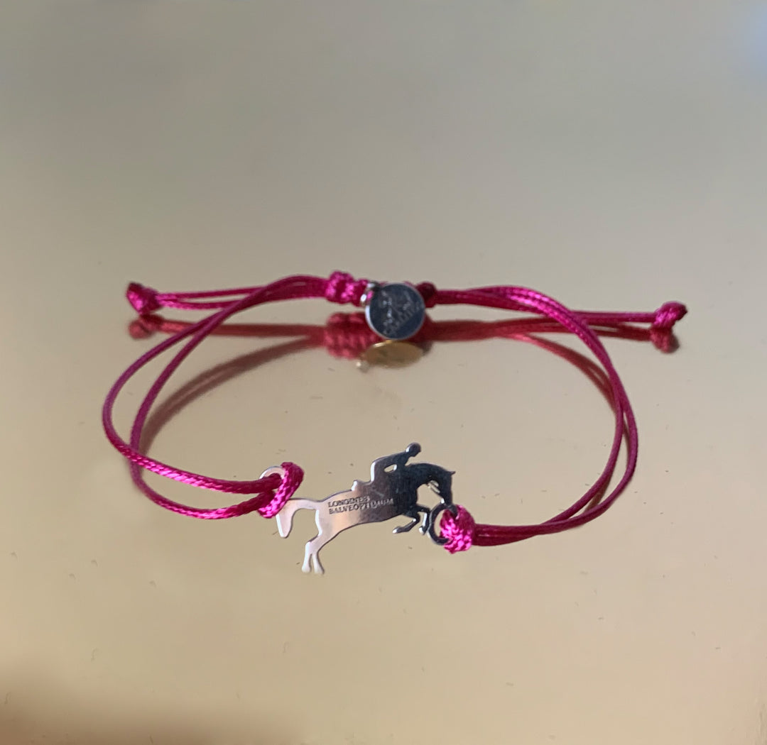 Armband LBO Silber & Pink