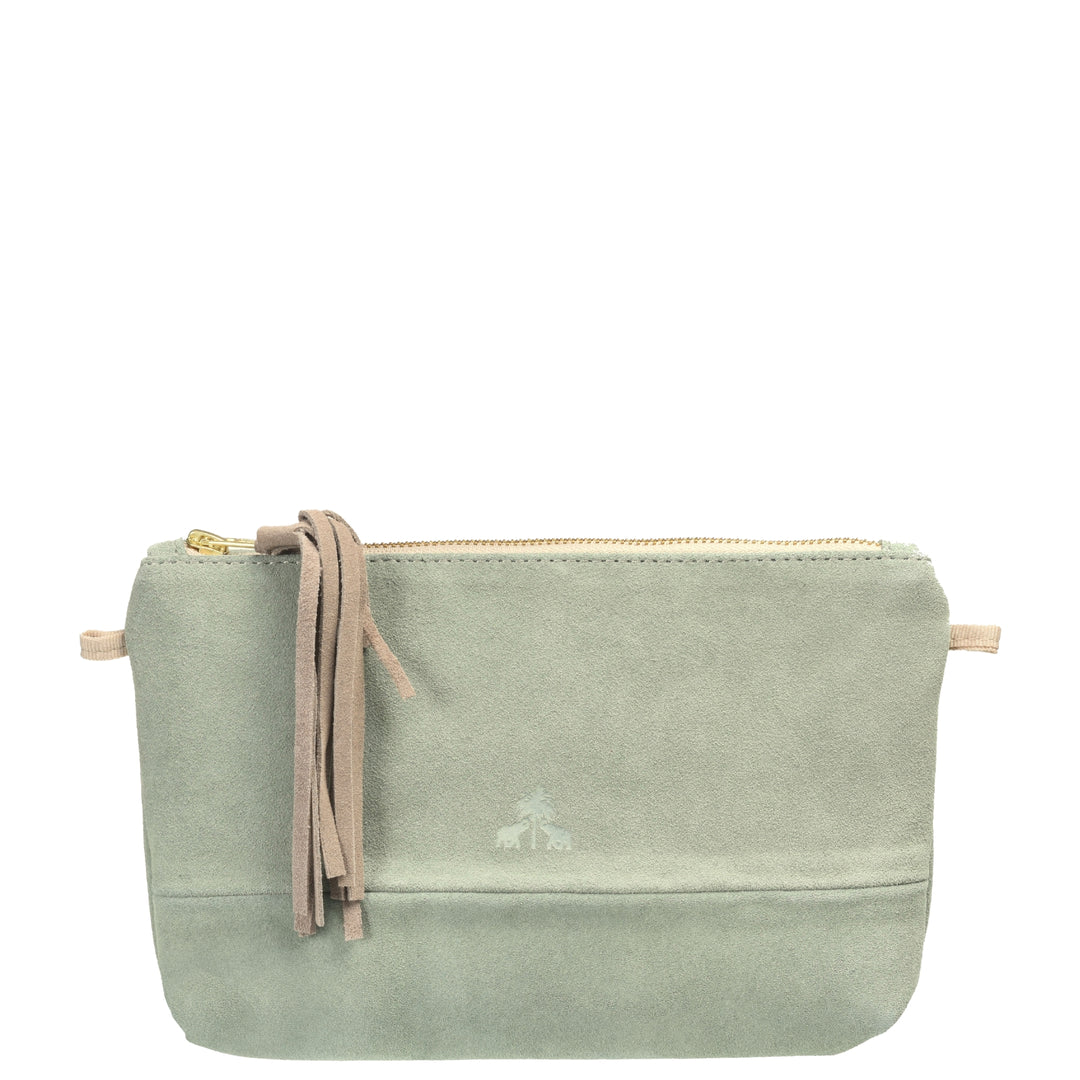 Clutch Bag CLARA - Dark Blue & Pink