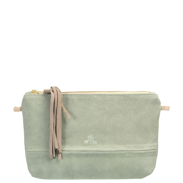 Clutch Bag CLARA - Dark Blue & Pink
