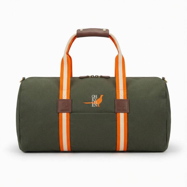 Dufflebag -M- NAVY with turquoise strap