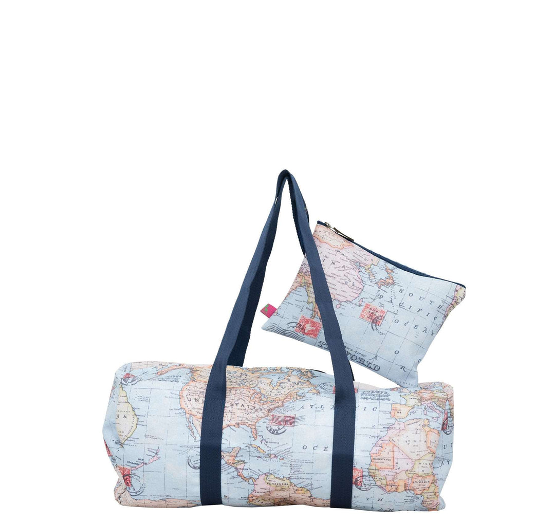 Dufflebag 2-in-1 WELTKARTE