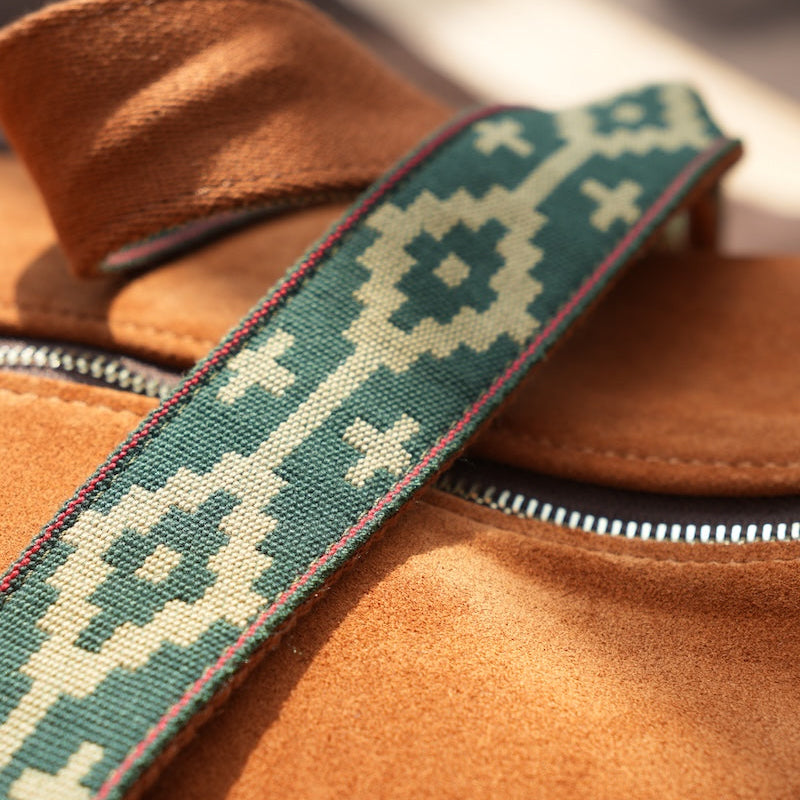 Belt -Khaki & Orange-