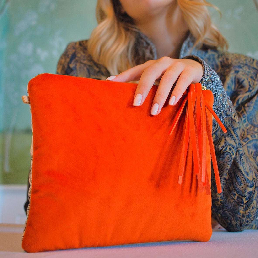 Clutch Bag MAHARANI Orange