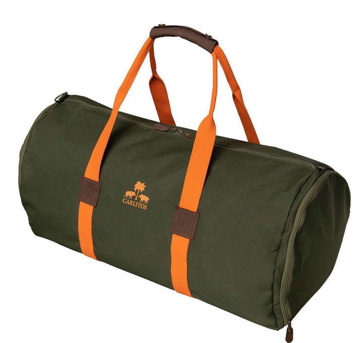 Dufflebag HUNTING KODURA Khaki mit orangenem Gurtband