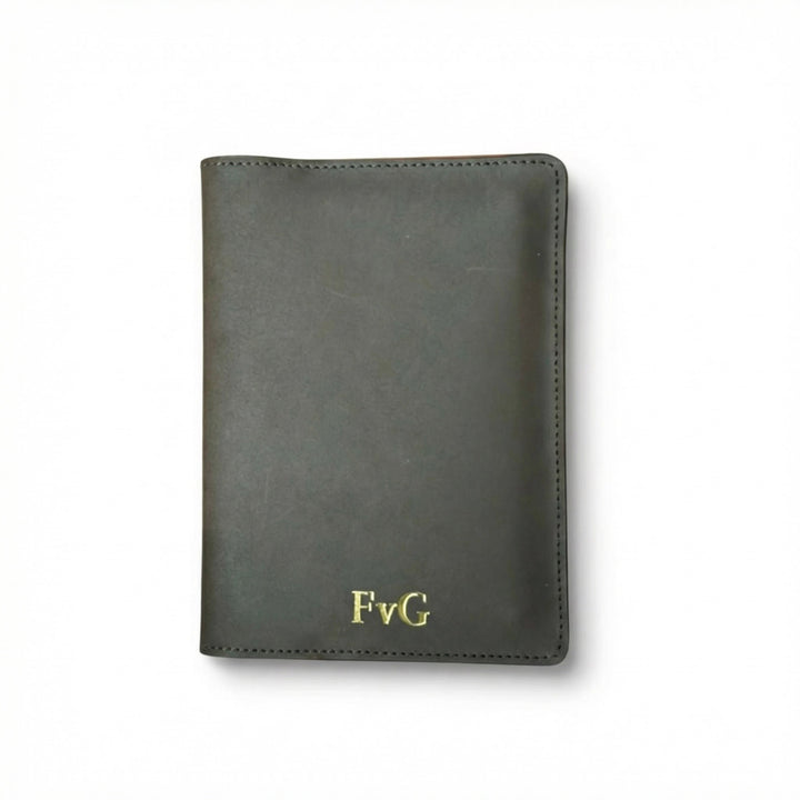 Jagdscheinetui Braun & Orange