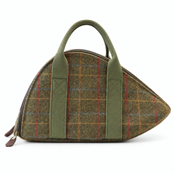 Jagdhorntasche Tweed & Khaki