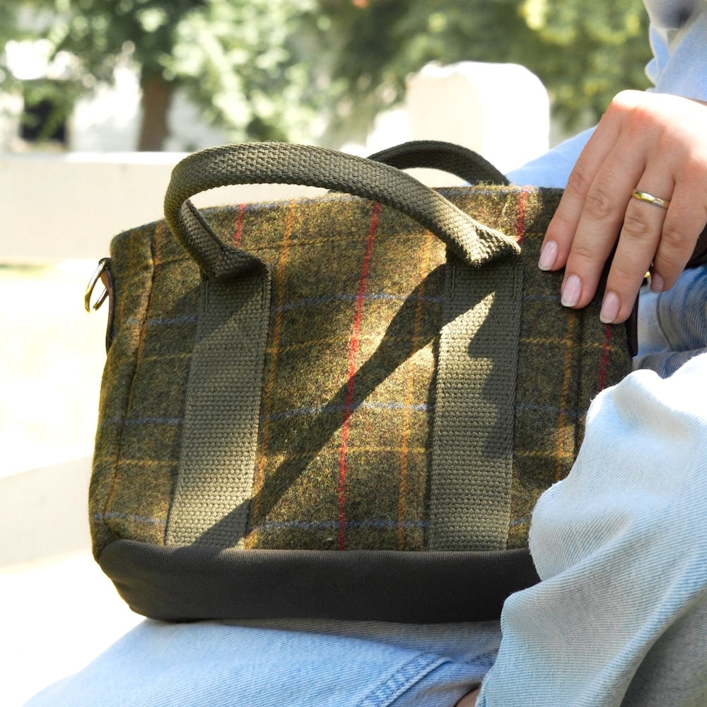 MINI Bag TWEED khaki