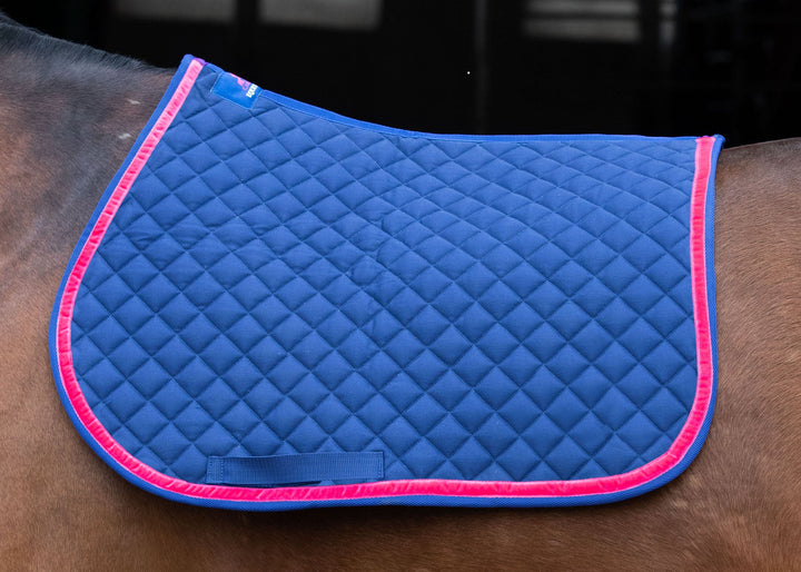 CARLITOS CLASSICS saddle pad DYO with velvet ribbon &amp; own logo