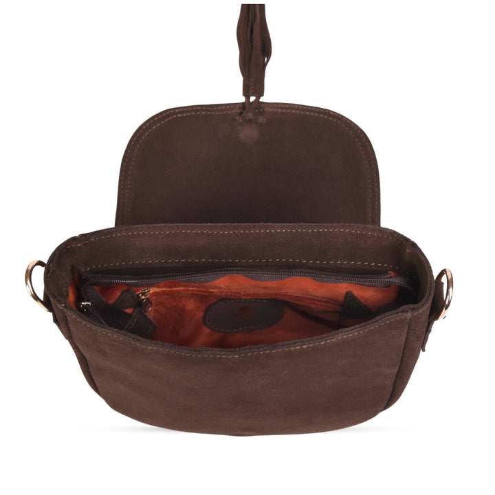 Handtasche SADDLEBAG -Braun-
