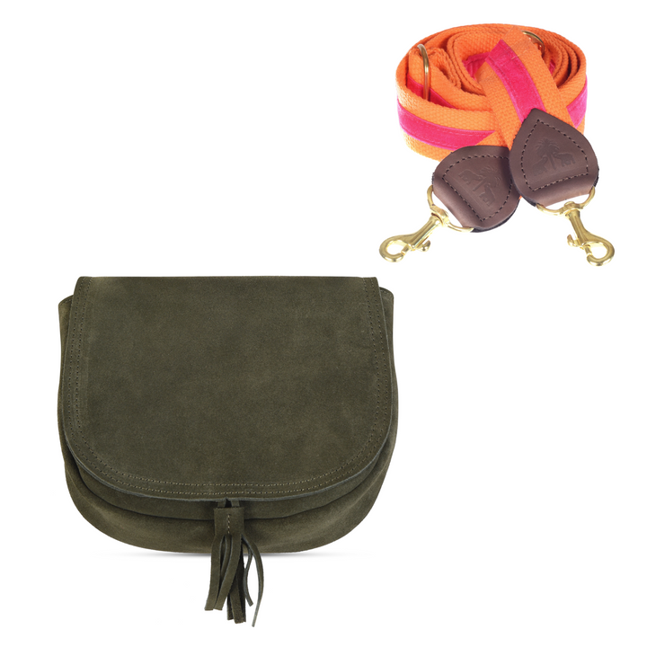 Handtasche SADDLEBAG -Khaki-