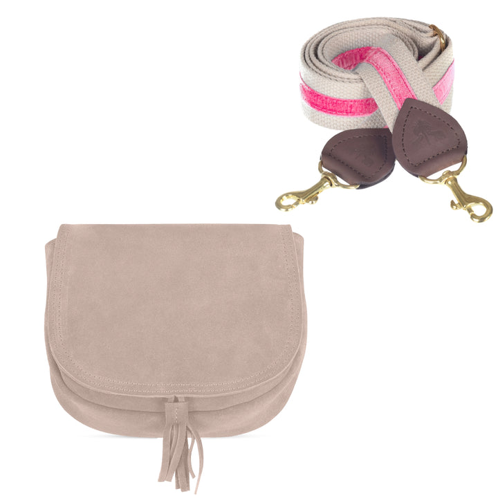 Handtasche SADDLEBAG -Cappuccino-