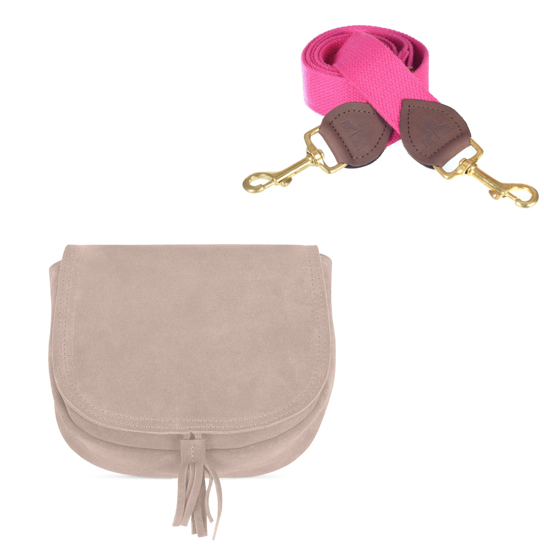 Handtasche SADDLEBAG -Cappuccino-