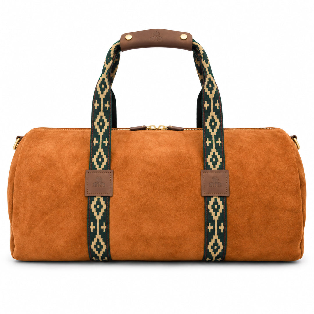 Lederdufflebag WELLINGTON -cognac-