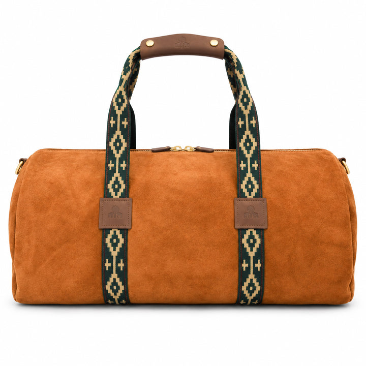 Lederdufflebag WELLINGTON -cognac-