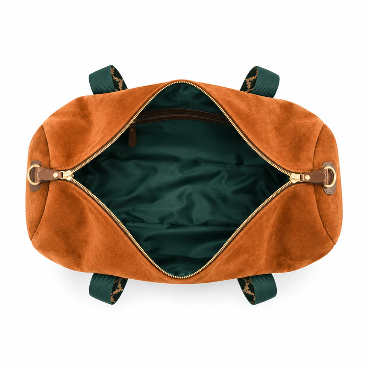 Lederdufflebag WELLINGTON -cognac-