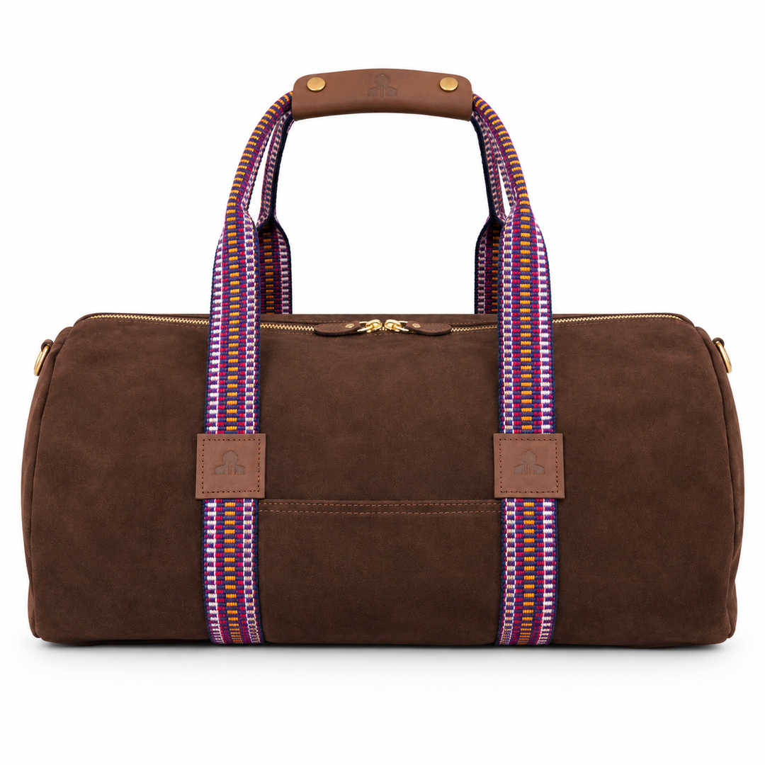 Lederdufflebag WELLINGTON -braun-