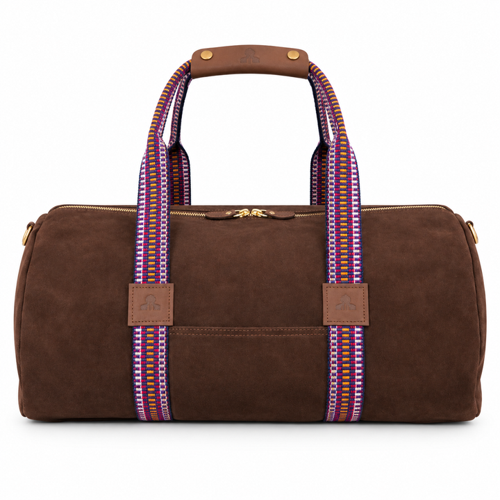 Lederdufflebag WELLINGTON -braun-