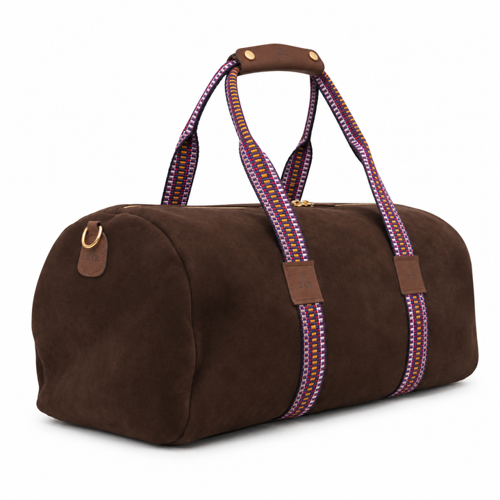 Lederdufflebag WELLINGTON -braun-