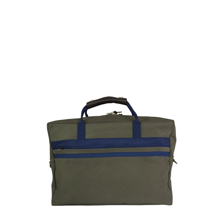 Business bag -S- GREEN RIPS navy