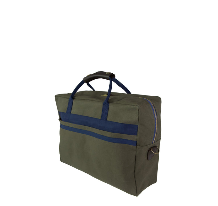 Business bag -S- GREEN RIPS navy