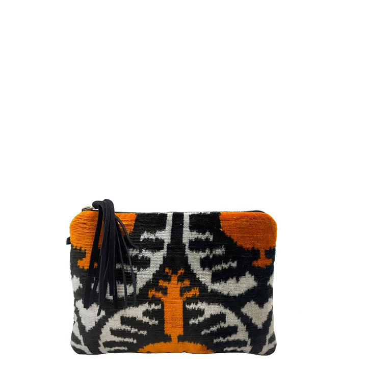 Clutch Bag IKAT Black