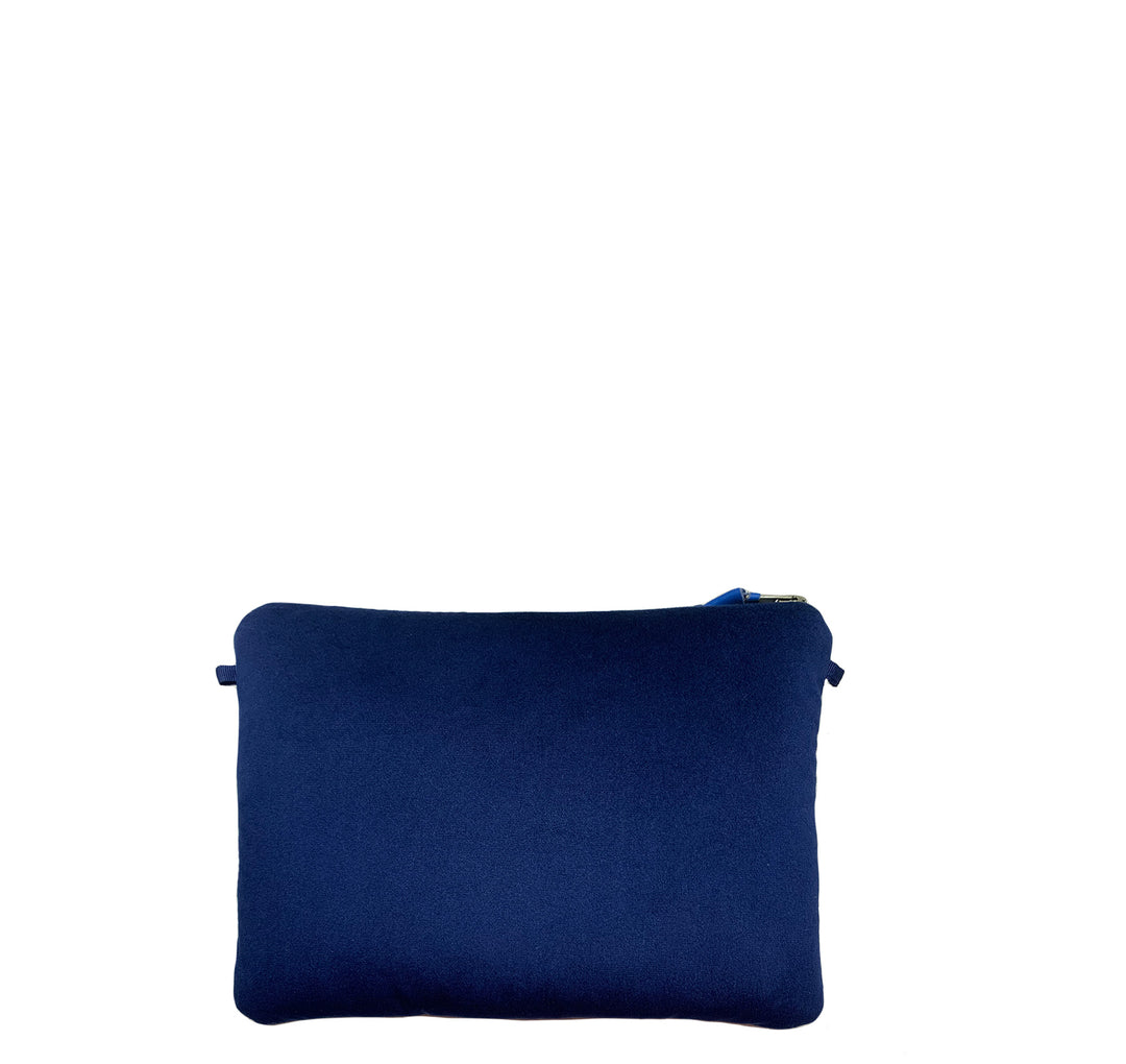 Clutch Bag IKAT Blue