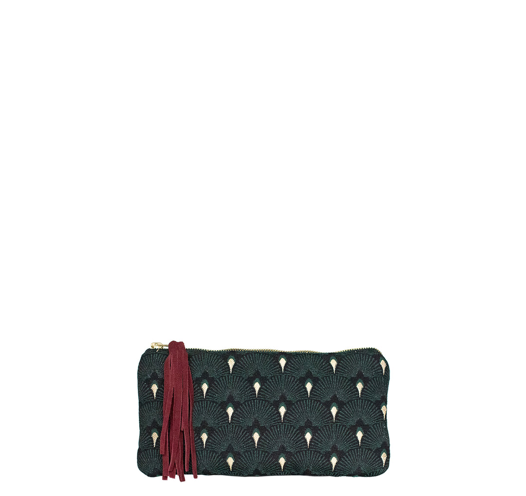 Clutch Bag klein PEACOCK