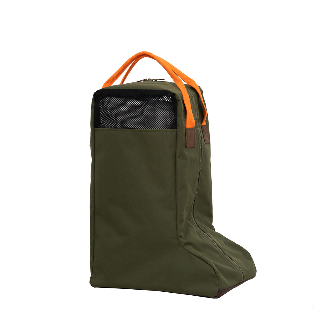 Stiefeltasche HUNTING Khaki & orange